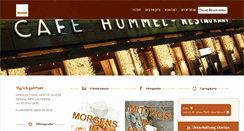Desktop Screenshot of cafehummel.at